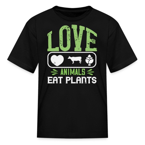 Funny Vegan Vegetarian Herbivore Animal Activist - Kids' T-Shirt
