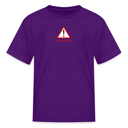Warning I m Very Smart - Kids' T-Shirt