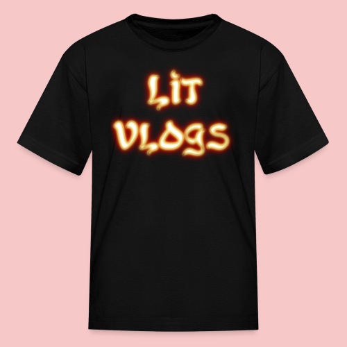 Lit Vlogs Glowing - Kids' T-Shirt