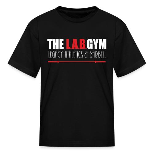 Legacy Athletics & Barbell Logo - Kid's T-Shirt