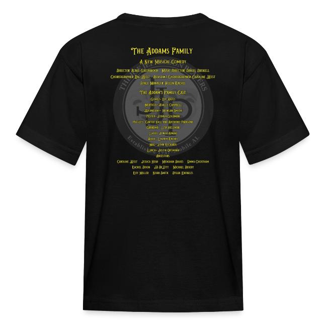 Addams Family Show Shirts