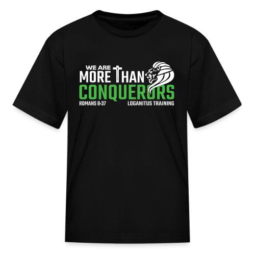 More Than Conquerors...VICTORIOUS - Kid's T-Shirt