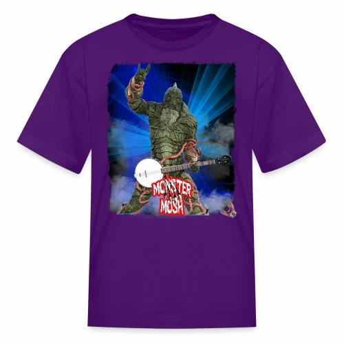 Monster Mosh Creature Banjo Player - Kids' T-Shirt