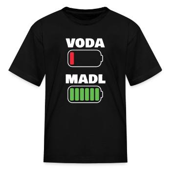 Voda Madl - Kid's T-Shirt - black - Front
