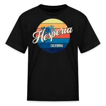 Hesperia - California - Kid's T-Shirt - black - Front