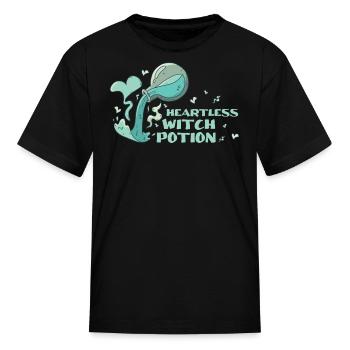 Dark Witchcraft Heartless Witch Potion Wicca Pagan - Kid's T-Shirt - black - Front