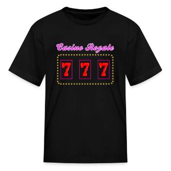 Gambling casino - Kid's T-Shirt - black - Front