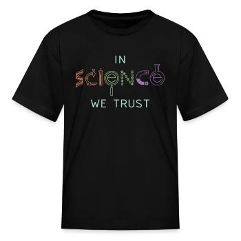 Atom Neutron Formula Physical Science Physics - Kid's T-Shirt - black - Front