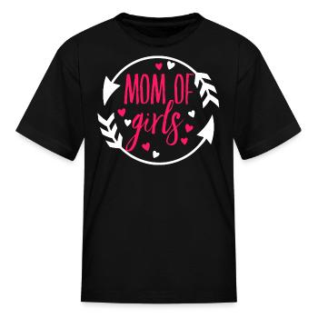 Mother Mothers Day Mother Parents Family Love - Kid's T-Shirt - black - Front