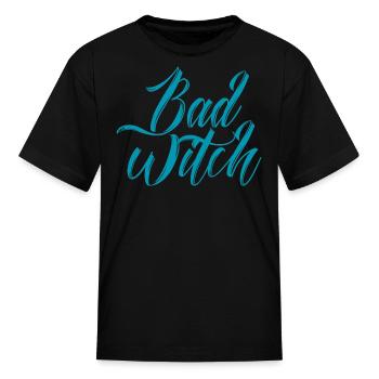 BAD WITCH - Kid's T-Shirt - black - Front