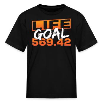 Life Goal 569.42 Medical Coder Medical Coding - Kid's T-Shirt - black - Front