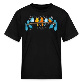 I_Will_Sing_Of_The_Goodness_Of_God_Psalm_89_1_C - Kid's T-Shirt - black - Front