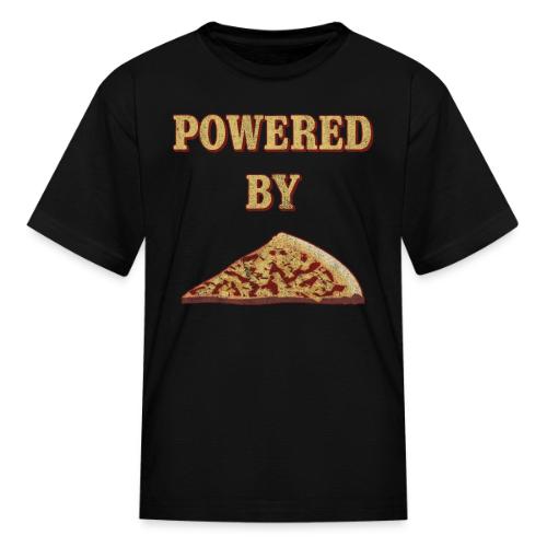 Powered By Pizza - Kid's T-Shirt