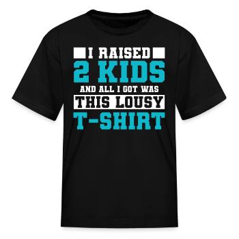 mother - Kid's T-Shirt - black - Front