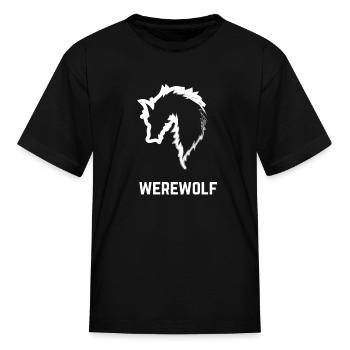 Werewolf - Kid's T-Shirt - black - Front