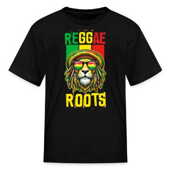Racines reggae - T-shirt Enfant - noir - Devant