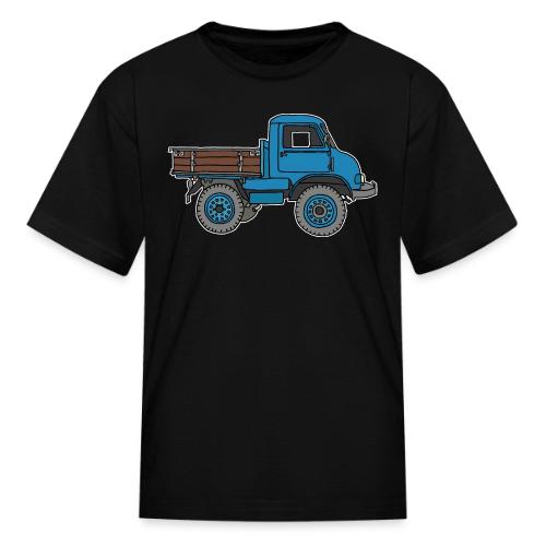 Blue off-road truck - Kid's T-Shirt