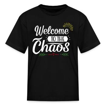 Bienvenue dans le chaos - T-shirt Enfant - noir - Devant