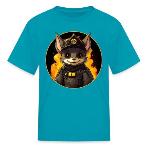 Firefighter bat - Kid's T-Shirt