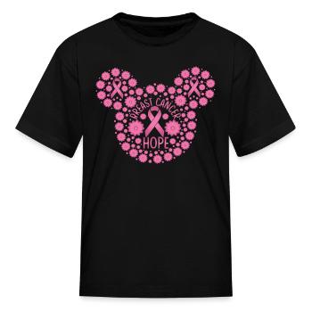 Breast Cancer Awareness - Kid's T-Shirt - black - Front