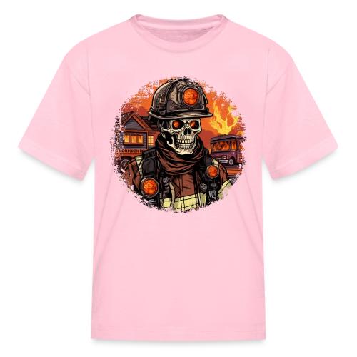 Skeletons Firefighter / fireman skeleton - Kid's T-Shirt