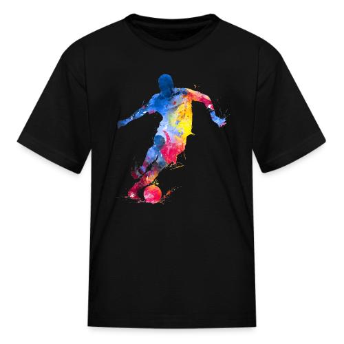 Soccer: Splash Kick - Kid's T-Shirt