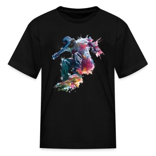 Skateboarding: Ride the Colors - Kid's T-Shirt