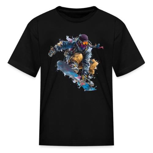 Snowboarding: Splash of Speed - Kid's T-Shirt