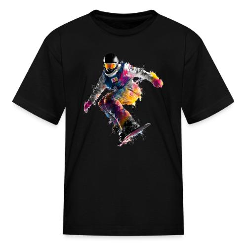 Snowboarding: Frozen Palette - Kid's T-Shirt
