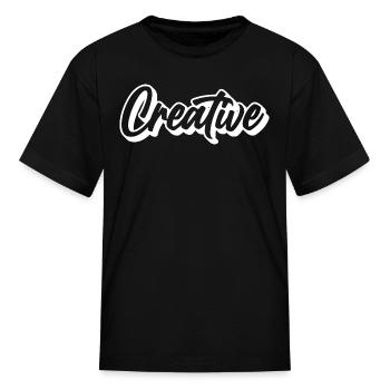 Creative - Kid's T-Shirt - black - Front