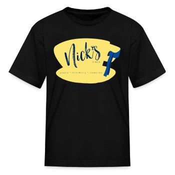Nick s Diner Fundraiser Design - Kid's T-Shirt - black - Front