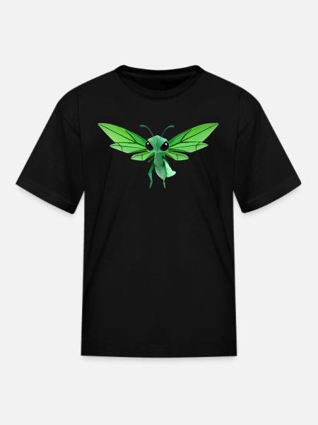 Chibi Origami Dragonfly - Kid's T-Shirt - black
