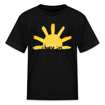 Choose Joy - Kid's T-Shirt - black - Front
