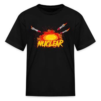 nuclear explosion - Kid's T-Shirt - black - Front