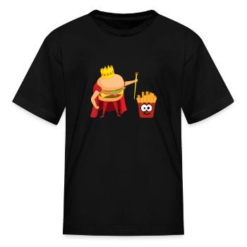 Hamburger Lovers-Hamburger Day - Kid's T-Shirt - black - Front