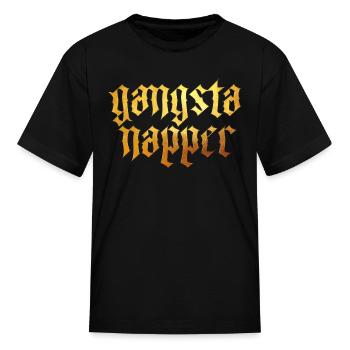Gangsta Napper - T-shirt Enfant - noir - Devant