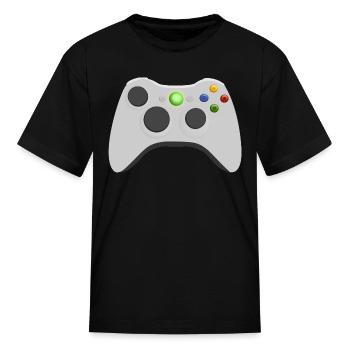 Xbox controller - Kid's T-Shirt - black - Front