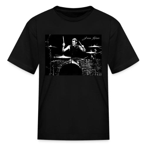 Landon Hall On Drums - Kid's T-Shirt
