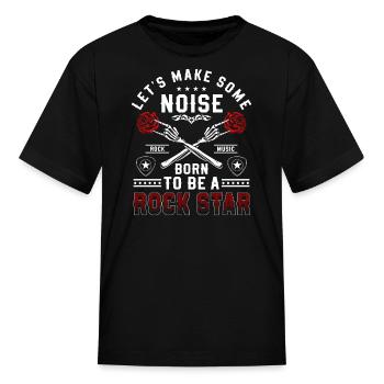 Rock Hard Rock Music Genre - Kid's T-Shirt - black - Front