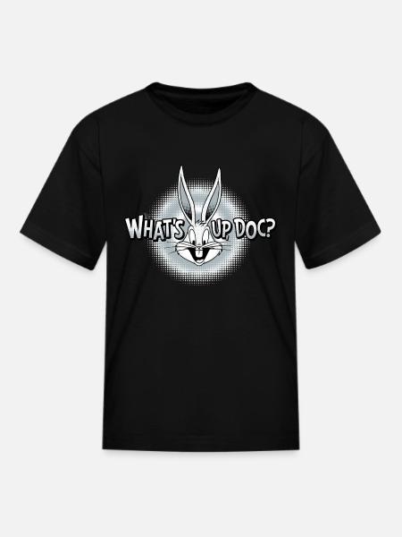 Looney Tunes Bugs Bunny What's Up Doc? - Kid's T-Shirt - black