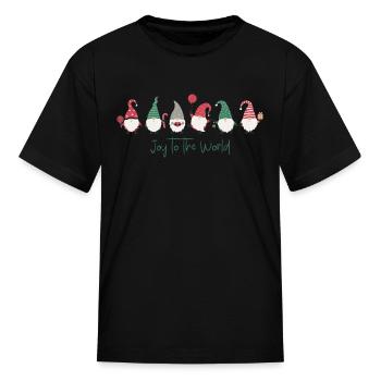Joy to the world - Kid's T-Shirt - black - Front
