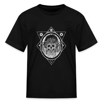 Death Hard Rock Tattoo - Kid's T-Shirt - black - Front