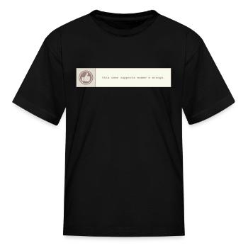 Women s Wrongs - Kid's T-Shirt - black - Front