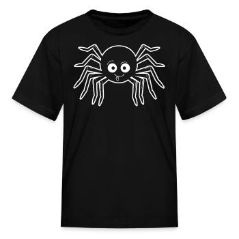 Spider Spiders - Kid's T-Shirt - black - Front