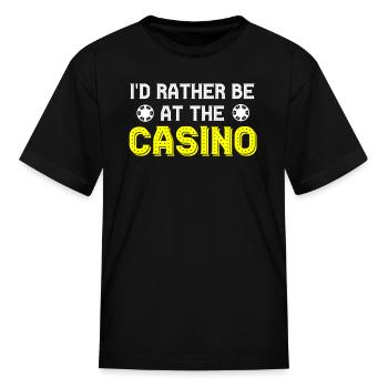 Casino - Kid's T-Shirt - black - Front