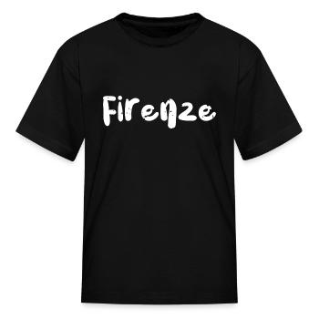 Firenze - Italian - Kid's T-Shirt - black - Front