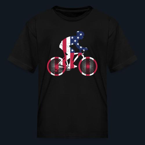 American Cyclist - Kid's T-Shirt