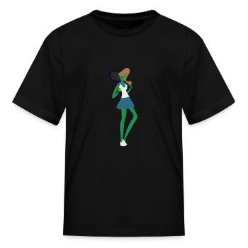 Tennis goblin - Kid's T-Shirt - black - Front