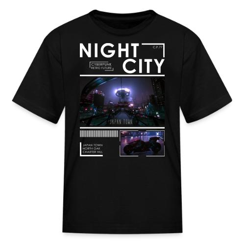 Night City Japan Town - Kid's T-Shirt