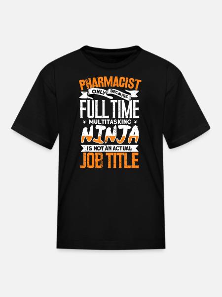 Pharmacist - Kid's T-Shirt - black